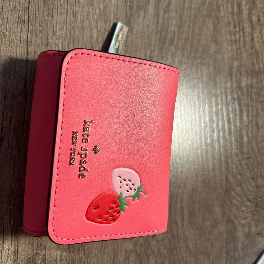 Kate spade strawberry wallet
